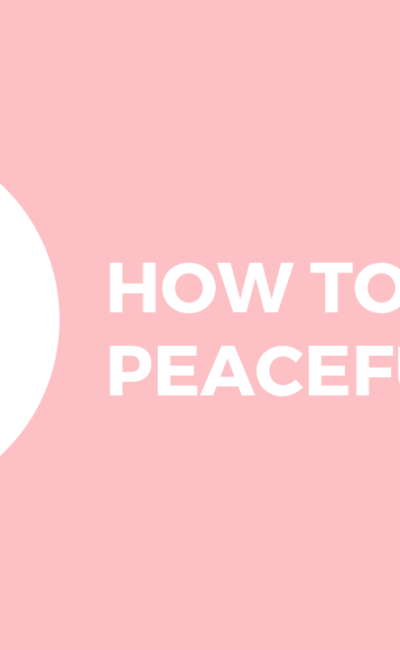 How to Remain Peaceful